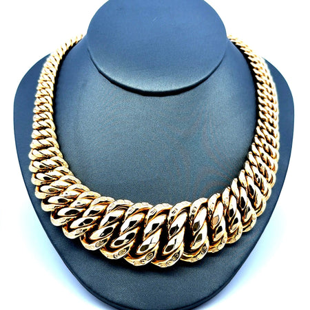 Necklaces Princess Cut 27mm 18" 10K