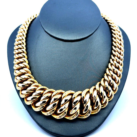 Necklaces Princess Cut 28mm 17.5" 14K