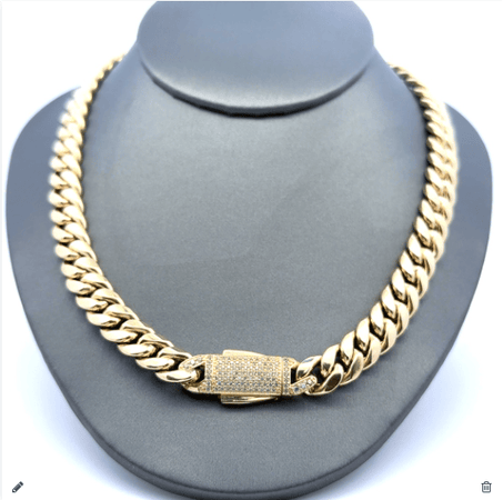 Chain Monaco 9.5mm 20" 14K