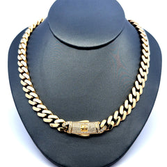 Golden Bull Fancy OR.ST Chain Monaco 9mm 22" 14K