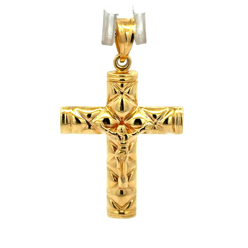 Golden Bull Fancy OR.ST Pendant Cross 43 14K