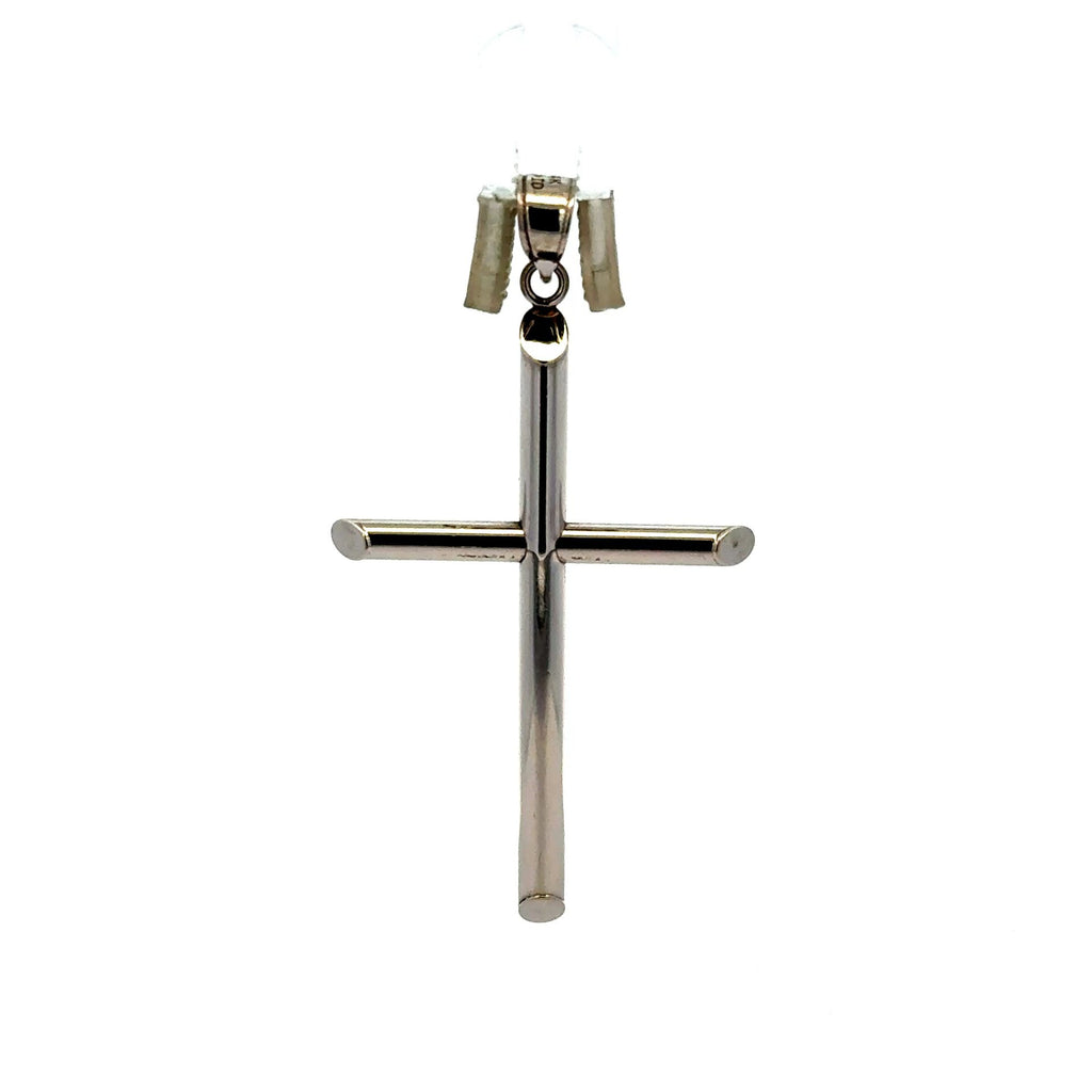 Golden Bull Fancy Pendant Cross White Gold 48 14K