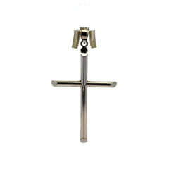 Golden Bull Fancy Pendant Cross White Gold 48 14K