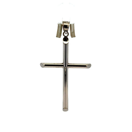 Pendant Cross White Gold 48 14K