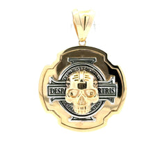 Golden Bull Fancy Pendant Desparus ET Mortris 55.5 14K