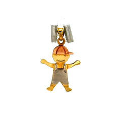 Golden Bull Fancy Pendant Kids 26 14K