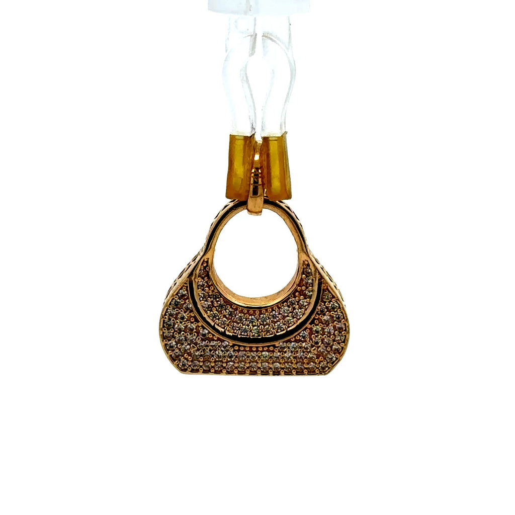 Golden Bull Fancy Pendant Little Purse 25 14K