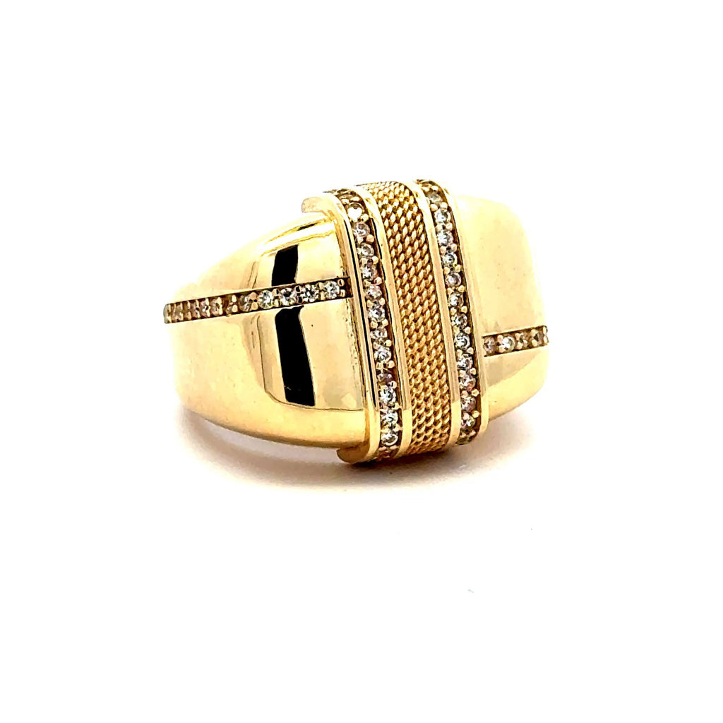 Golden Bull Fancy Ring Women's 6 4.5mm 10K