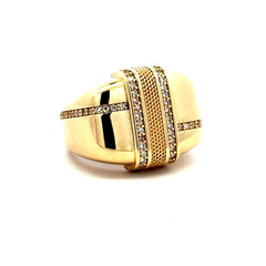 Golden Bull Fancy Ring Women's 6 4.5mm 10K