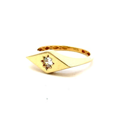Golden Bull Fancy Ring Women's 8 1.5mm 10K