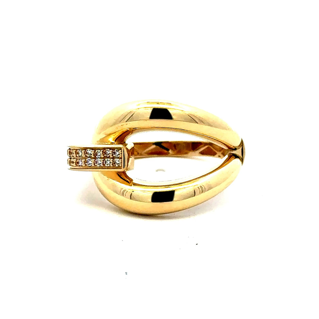 Golden Bull Fancy Ring Women's 8 3.5mm 10K