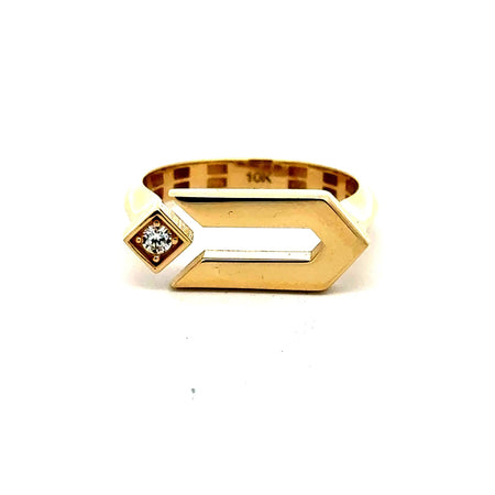 Ring Women's 8 3mm 10K