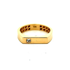 Golden Bull Fancy Ring Women's 8 4mm 10K