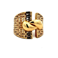 Golden Bull Fancy Ring Women's Symmetry 7.5 3mm 10K