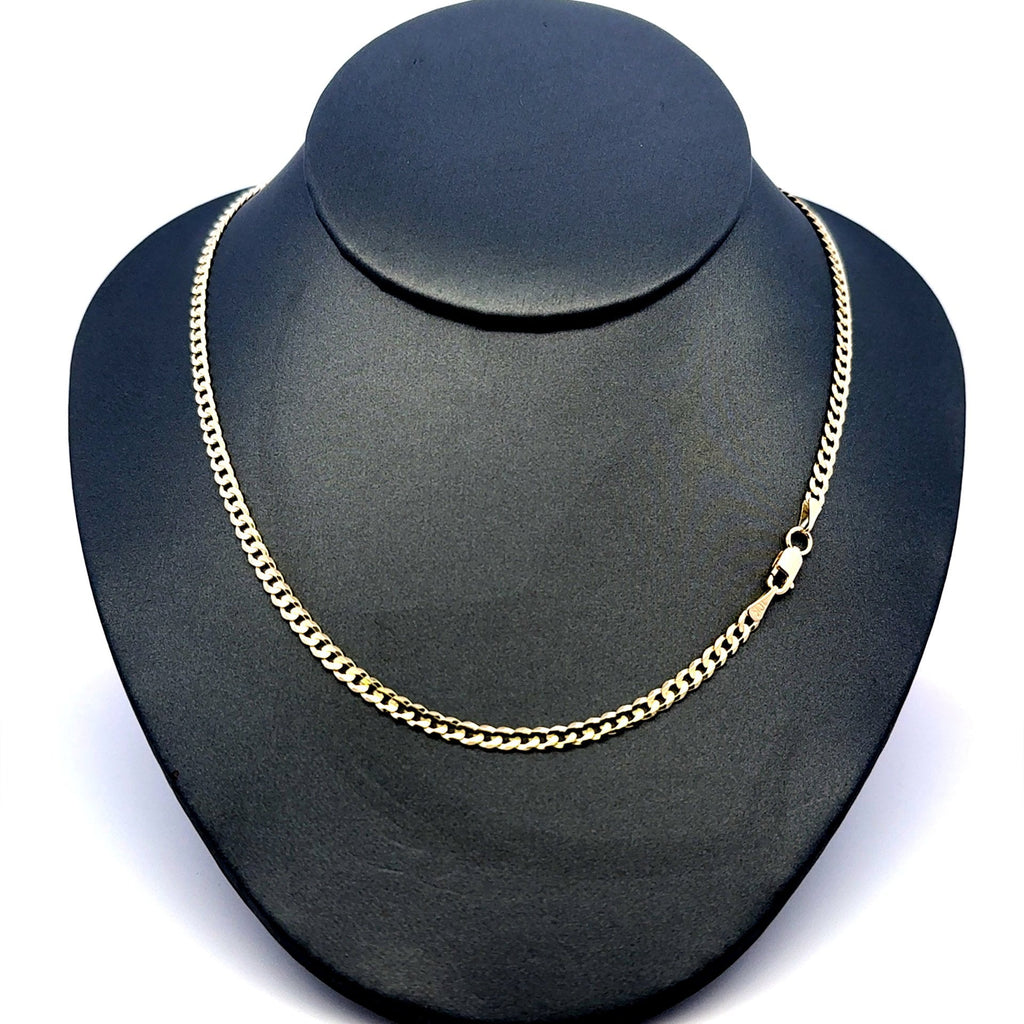 Golden Bull Italian 5.8 g Chain Curb Link 3mm 16" 10K