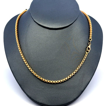 Chain Box Link 3mm 18" 14K