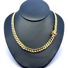 Golden Bull Italian Chain Concave Link 7mm 22" 10K
