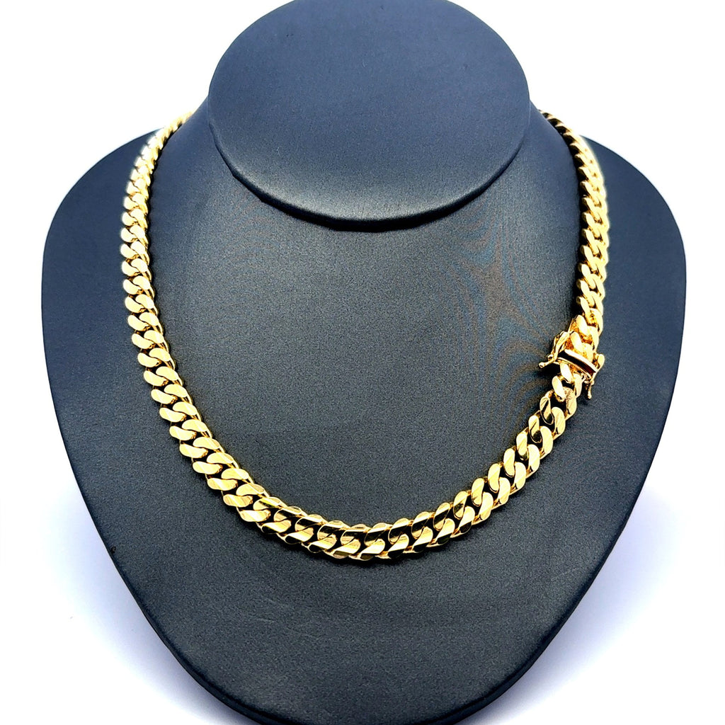 Golden Bull Italian Chain Concave Link 7mm 22" 10K