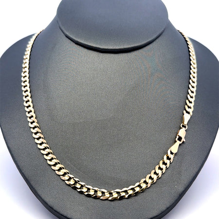 Chain Curb Link 5.5mm 22" 14K