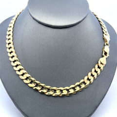 Golden Bull Italian Chain Curb Link 8.5mm 24" 10K