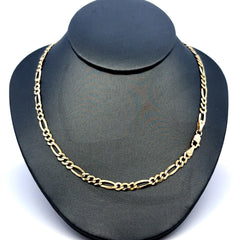 Golden Bull Italian Chain Figaro 4.5mm 20" 10K
