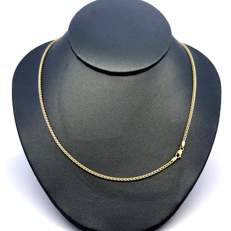 Chain Hollow Franco  1.5mm 20" 10K