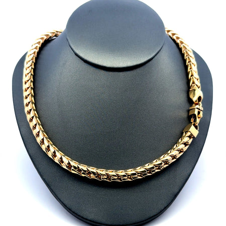 Chain Hollow Franco  6.5mm 24" 14K