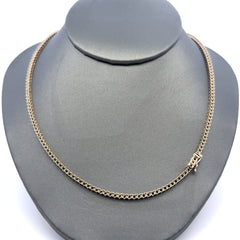 Golden Bull Korean 9.9 g Chain Tennis without Stones White Gold 2.5mm 16" 10K