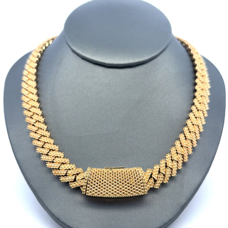 Chain Iced Cuban without Stones 11mm 20" 10K