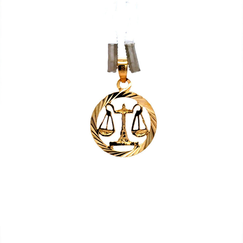 Golden Bull Korean Pendant Zodiac Signs 24.5 14K