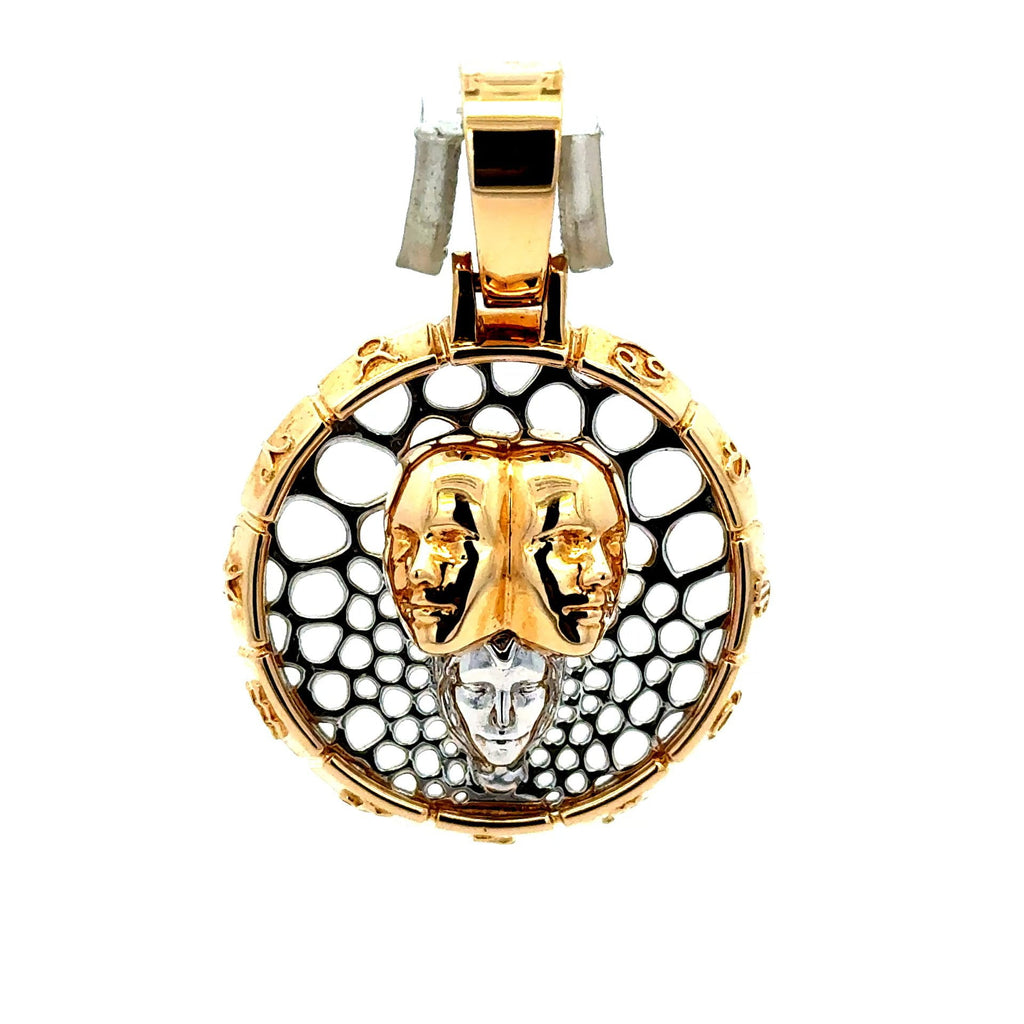 Golden Bull Korean Pendant Zodiac Signs 40.5 10K