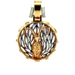 Golden Bull Korean Pendant Zodiac Signs 40.5 14K