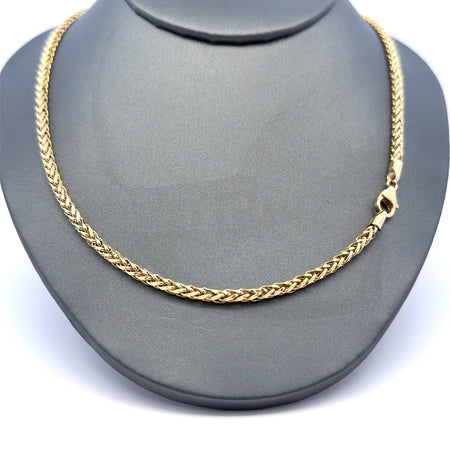 Chain Wheat Spiga Link 3mm 16" 10K