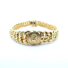 Golden Bull Turkish Chain Rounded Box Link 2.5mm 18" 14K