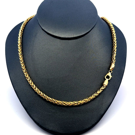 Chain Wheat Spiga Link 3.5mm 18" 10K