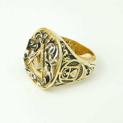 Mexican Skull Men's Ring Mens Ring (with Gurnet) buy online ⋆ $580.00