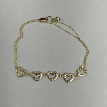 Heart Bracelet 10k