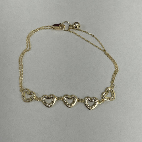 Heart Bracelet 10k