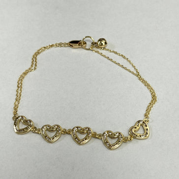 Heart Bracelet 10k