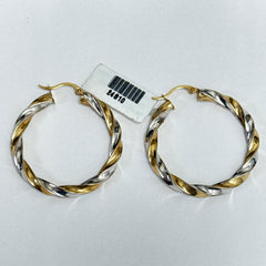 Las Villas Jewelry Online Earrings 10k Yellow 3  Gold Hoop Earrings