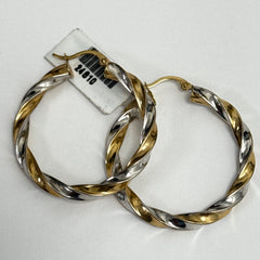 Las Villas Jewelry Online Earrings 10k Yellow 3  Gold Hoop Earrings