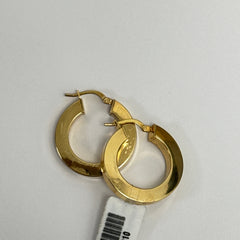 Las Villas Jewelry Online Earrings 14k Chic Yellow Gold Hoop Earrings