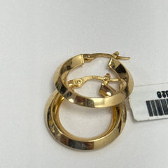 Las Villas Jewelry Online Earrings 14k Classic Yellow Gold Hoop Earrings