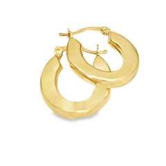 Las Villas Jewelry Online Earrings 14k Elegant hoop earrings