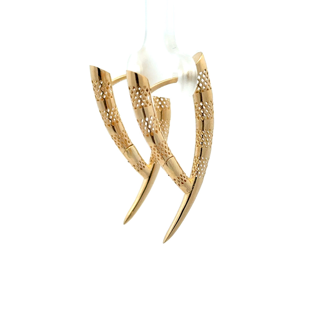 Las Villas Jewelry Online Earrings Elegant Gold Earrings 14k
