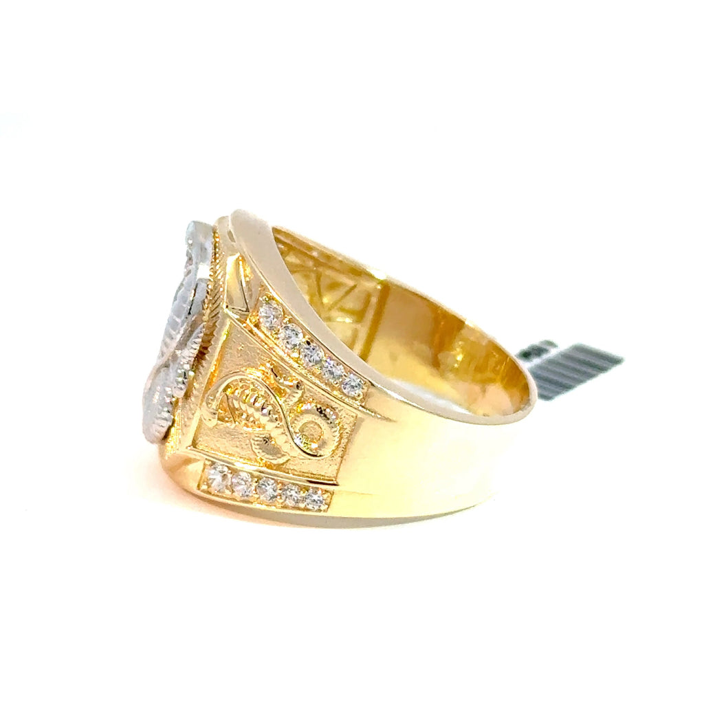 Elegant Gold Cobra Ring 10k | Las Villas Jewelry