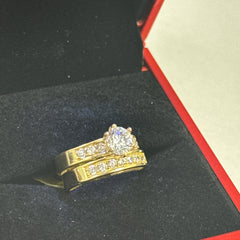Las Villas Jewelry Online Multi-Stone Rings Yellow Gold Multistone Diamond Ring