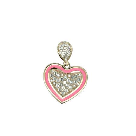 Elegant Heart-Shaped Pendant 14k