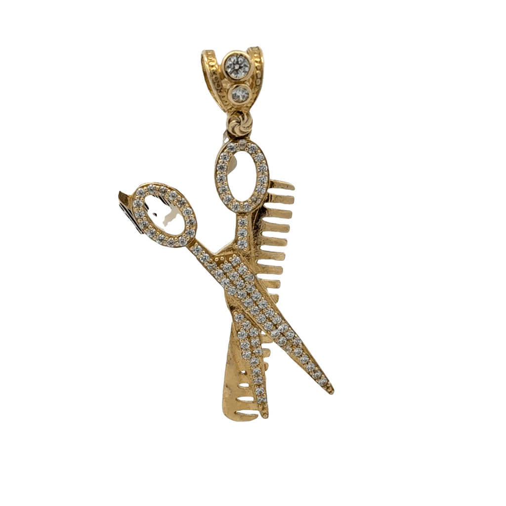 Las Villas Jewelry Online Pendants Stylish Hairdresser Pendant 10k