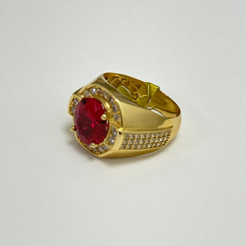 Classic Oval Cut Red  14k #11